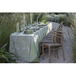 Nappe Promenade Impériale Jade, Le Jacquard Français