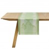 Chemin de table Promenade Impériale Jade, Le Jacquard Français