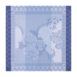 Serviettes de table Promenade Impériale Lapis, Le Jacquard Français (par 4)