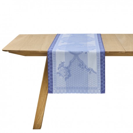 Chemin de table Promenade Impériale Lapis, Le Jacquard Français