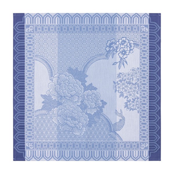 Serviettes de table Promenade Impériale Lapis, Le Jacquard Français