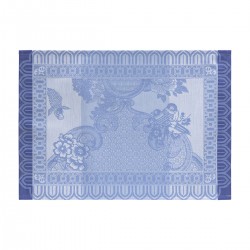 Set de table enduit Promenade Impériale Lapis Le Jacquard Français 