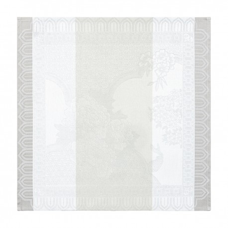 Serviettes de table Promenade Impériale Nacre, Le Jacquard Français 