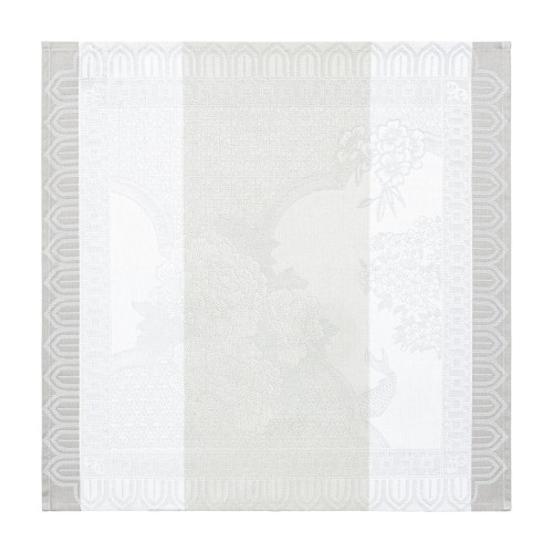 Serviettes de table Promenade Impériale Nacre, Le Jacquard Français