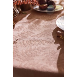 Tissu sur mesure coton Végétal Mood Papaye laize 155cm Le Jacquard Français 2