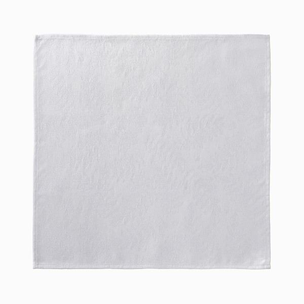 Serviettes de table Végétal Mood Blanc, Le Jacquard Français