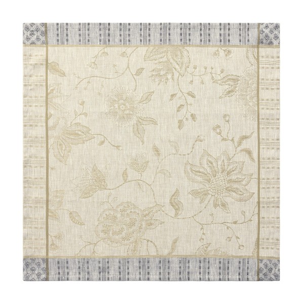 Serviettes de table pur lin Eté indien Noix, Le Jacquard Français