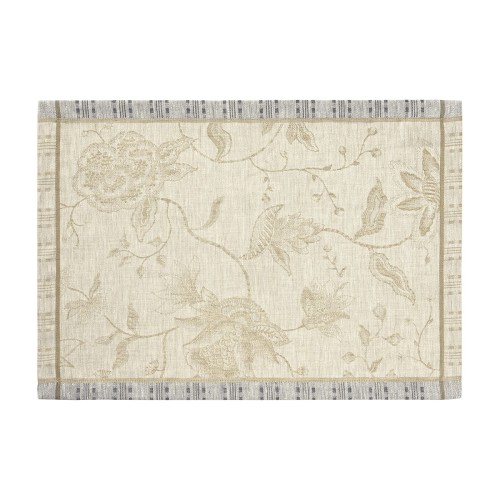 Sets de table antitache pur lin Eté indien Noix, Le Jacquard Français 