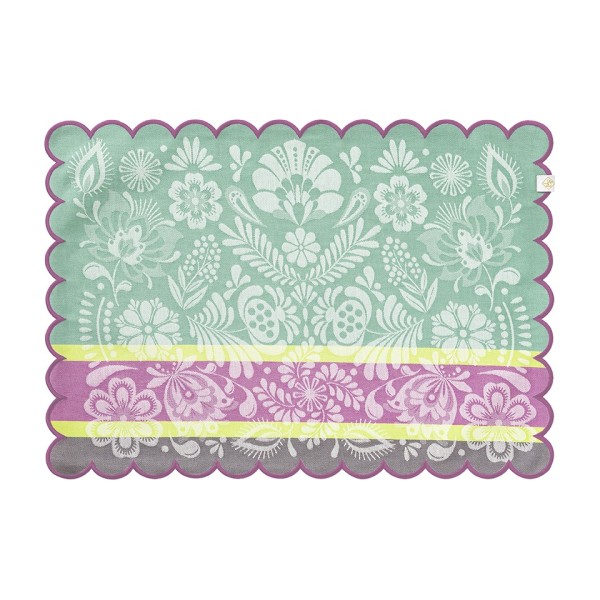 Sets de table enduits Alegria Lagoon, Le Jacquard Français 
