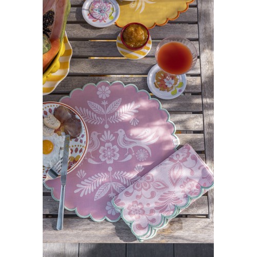 Serviettes de table Alegria Lagoon, Le Jacquard Français 