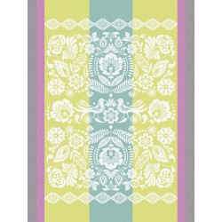 Torchons de cuisine coton Alegria Lagoon, Le Jacquard Français 