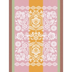 Torchons de cuisine coton Alegria Sorbet, Le Jacquard Français 