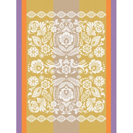 Torchons de cuisine coton Alegria Sunset, Le Jacquard Français 