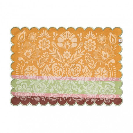 Sets de table enduits Alegria Sorbet, Le Jacquard Français 