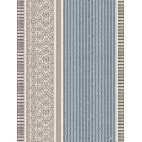 Torchons de cuisine coton Dune Rayures Touareg, Le Jacquard Français 