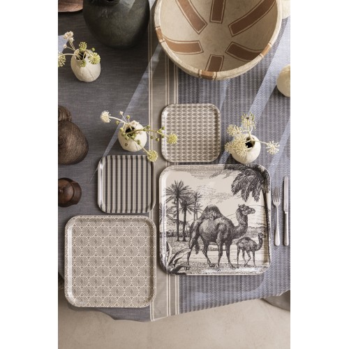 Plateaux de service en bois 100% bouleau Dune, Le Jacquard Français