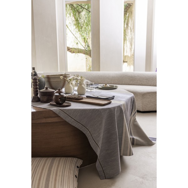 Nappe coton et lin Dune Touareg, Le Jacquard Français 