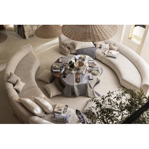 Nappe coton et lin Dune Touareg, Le Jacquard Français