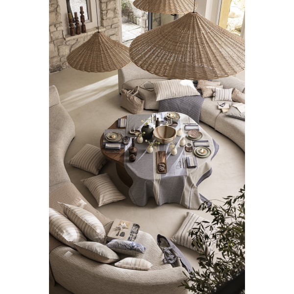 Nappe coton et lin Dune Touareg, Le Jacquard Français