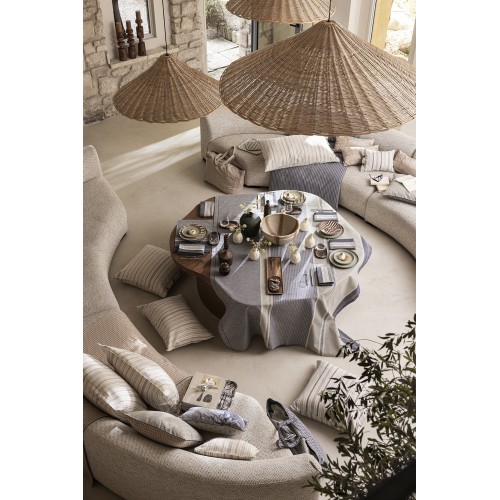 Nappe coton et lin Dune Touareg, Le Jacquard Français
