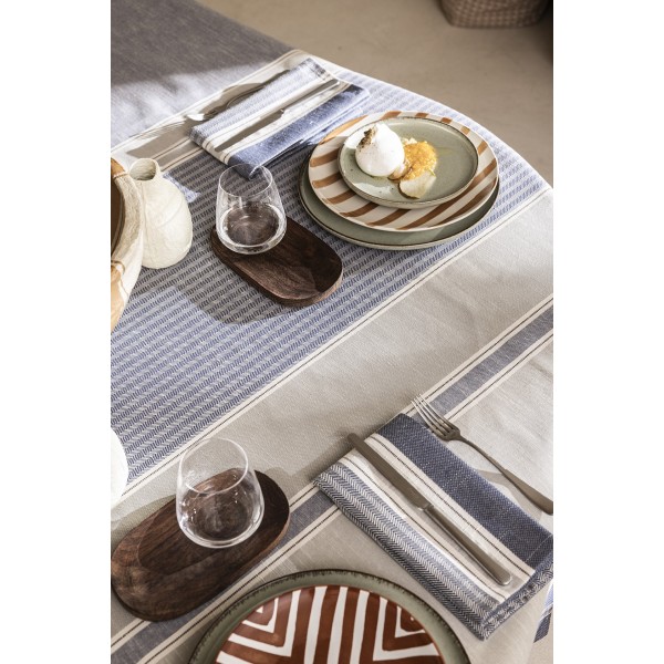 Nappe coton et lin Dune Touareg, Le Jacquard Français