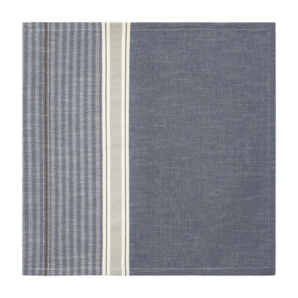 Serviettes de table coton et lin Dune Touareg, Le Jacquard Français