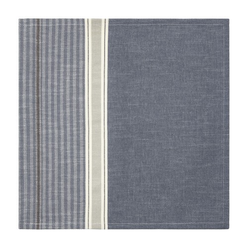 Serviettes de table coton et lin Dune Touareg, Le Jacquard Français