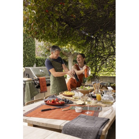 Tablier de cuisine coton Braise Feu, Le Jacquard Français