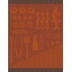 Torchons de cuisine Braise Feu, Le Jacquard Français 