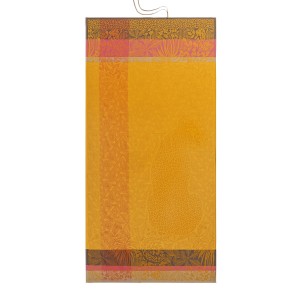 Drap de plage nid d'abeilles Carioca Sol 100x200cm, Le Jacquard Français 2
