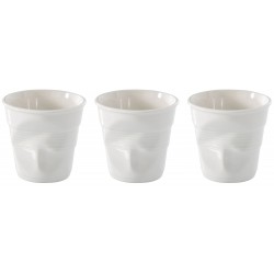 Pack 3 gobelets cappuccino 18cl en porcelaine Revol