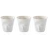 Pack 3 gobelets cappuccino 18cl en porcelaine Revol