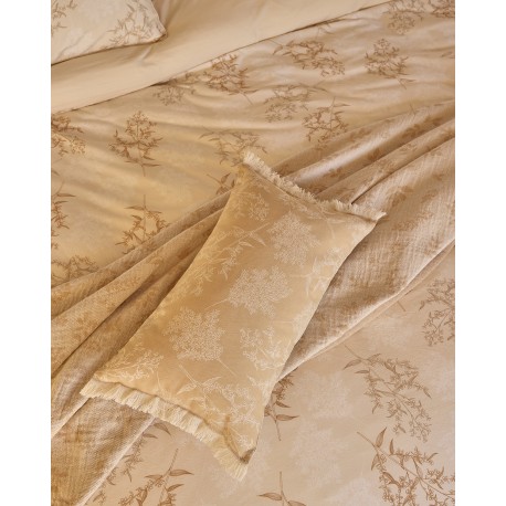 Plaid Feuillage Ecorce, Le Jacquard Français