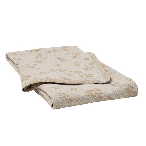 Plaid Feuillage Ecorce, Le Jacquard Français
