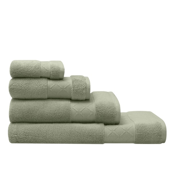 Linge de bain Caresse Tilleul, Le Jacquard Français