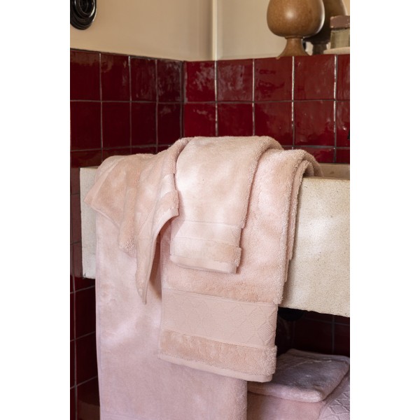 Linge de bain Caresse Poudre, Le Jacquard Français