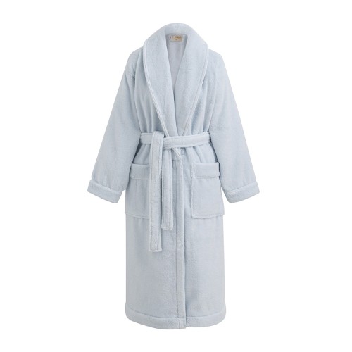 Peignoir de bain mixte Caresse Brise 100% coton, Le Jacquard Français