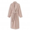 Peignoir de bain mixte Caresse Poudre 100% coton, Le Jacquard Français