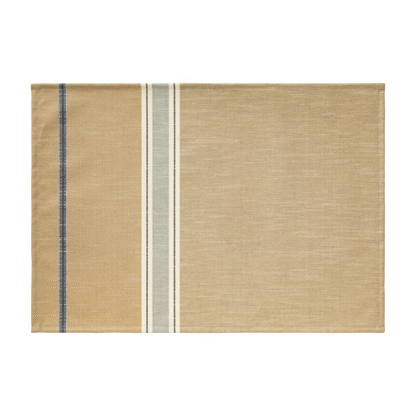 Sets de table enduits Dune Argan, Le Jacquard Français 
