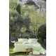 Le Jacquard Français - Parure de lit jacquard de coton 118 fils/cm² Charmilles Limonade