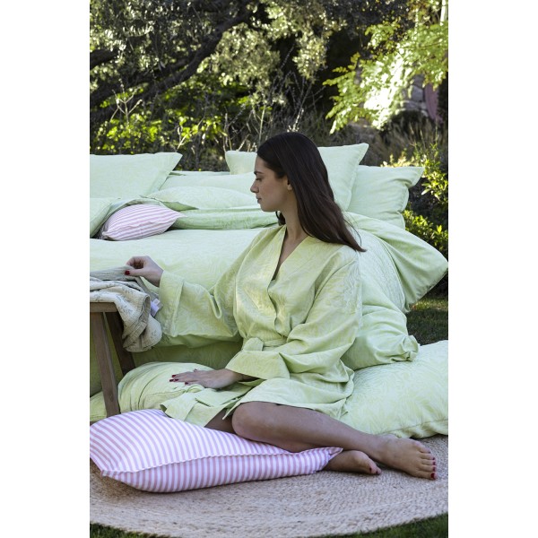 Kimono court coton Charmilles Limonade, Le Jacquard Français