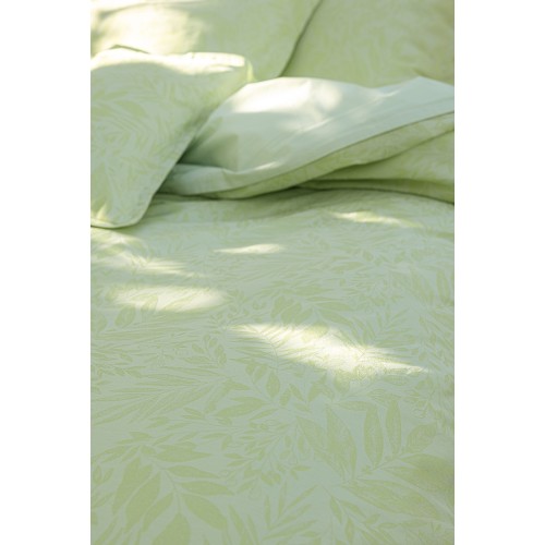 Parure de lit coton Charmilles Limonade, Le Jacquard Français