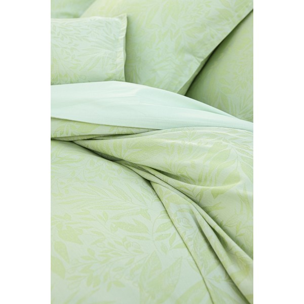 Parure de lit coton Charmilles Limonade, Le Jacquard Français