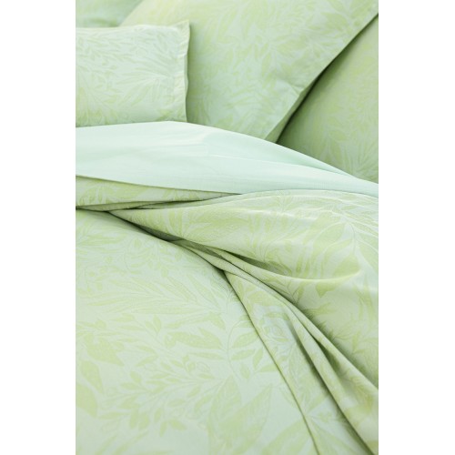 Parure de lit coton Charmilles Limonade, Le Jacquard Français
