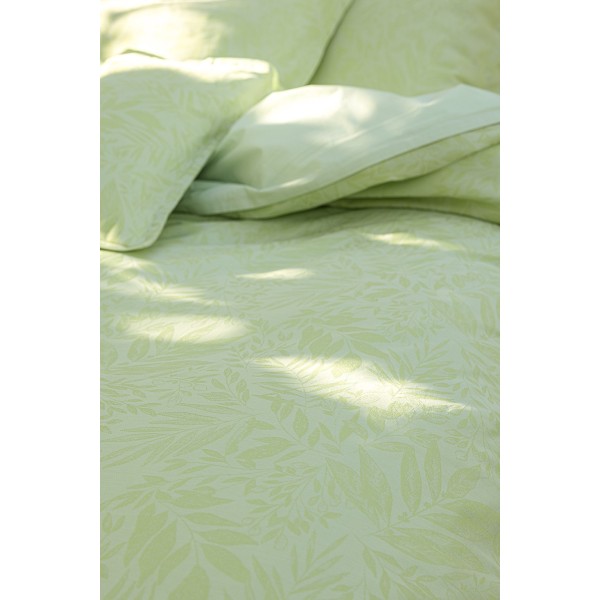 Parure de lit coton Charmilles Limonade, Le Jacquard Français