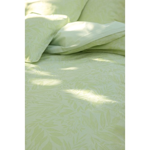 Parure de lit coton Charmilles Limonade, Le Jacquard Français