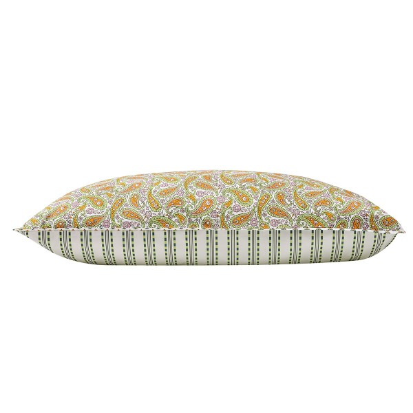 Le Jacquard Français - Taie 50x75 imprimée en percale de coton 118 fils/cm² Eté indien Mandala