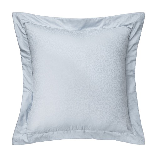 Le Jacquard Français - Taie carrée jacquard coton peigné  118 fils/cm² Portofino Lido