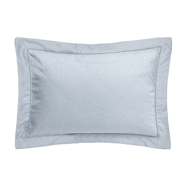 Le Jacquard Français - Taie décorative jacquard coton peigné  118 fils/cm² Portofino Lido
