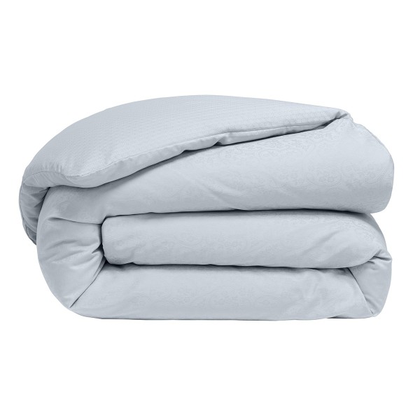 Le Jacquard Français - Housse de couette jacquard coton peigné  118 fils/cm² Portofino Lido